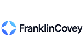 Logo of FranklinCovey, a well-known leadership and productivity coaching brand.